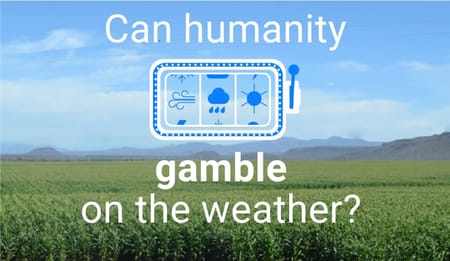 Can Humanity Gamble on the Weather? - From Rainfed to Irrigated Agriculture